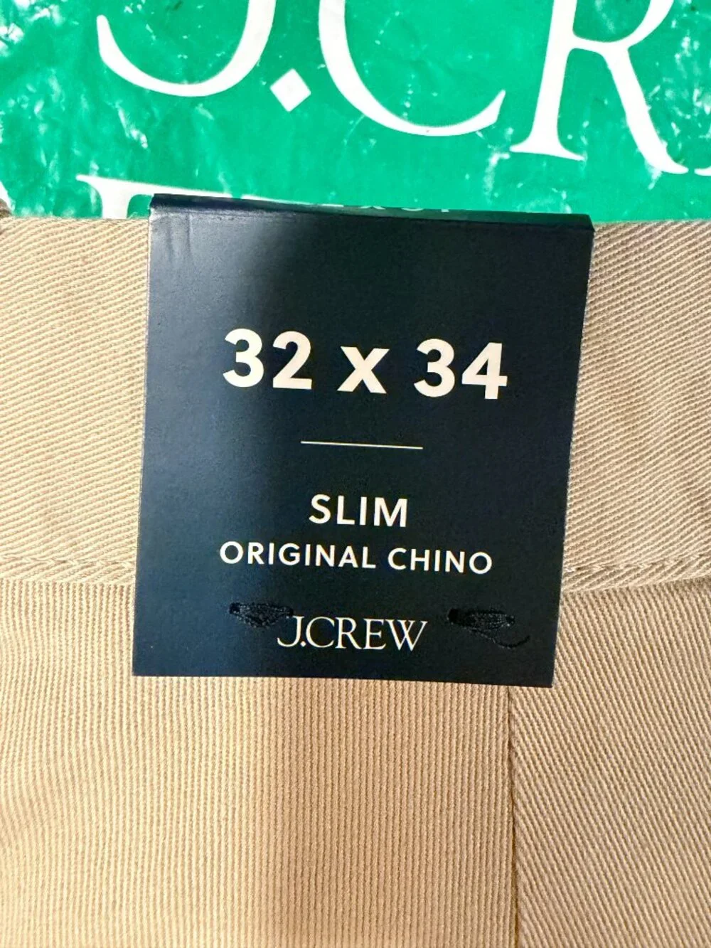 J. Crew original slim fit chino
